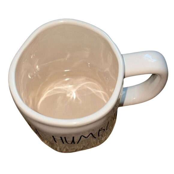 RAE DUNN ~ ARTISAN COLLECTION "BE HUMBLE" WHITE CERAMIC MUG -18 Oz - Picture 2 of 4